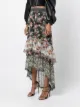 Alice+Olivia mix print maxi skirt