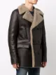 Salvatore Santoro shearling-lined leather aviator jacket