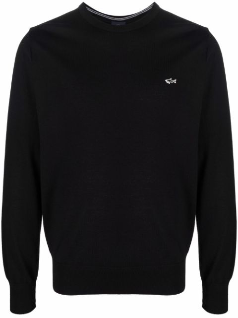 Paul & Shark embroidered logo jumper