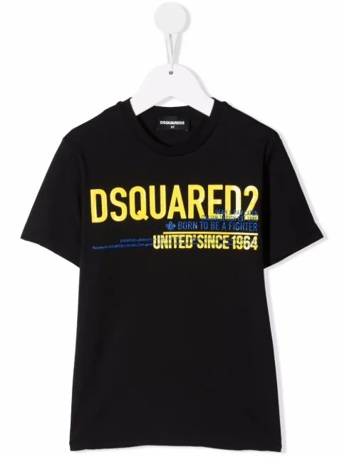 DSQUARED2 KIDS logo-print short-sleeved T-shirt