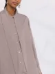 Lemaire tie neck button-front shirt