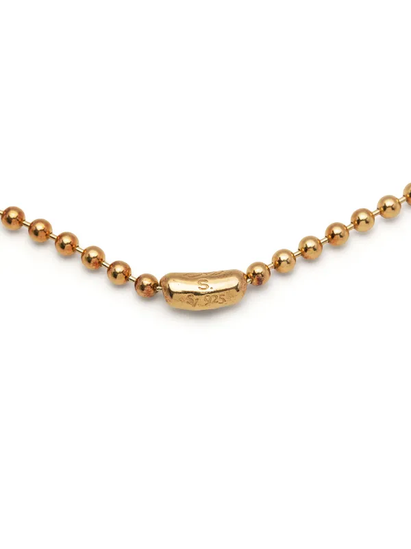 Takahiromiyashita The Soloist ball-chain clasp-fastening Necklace