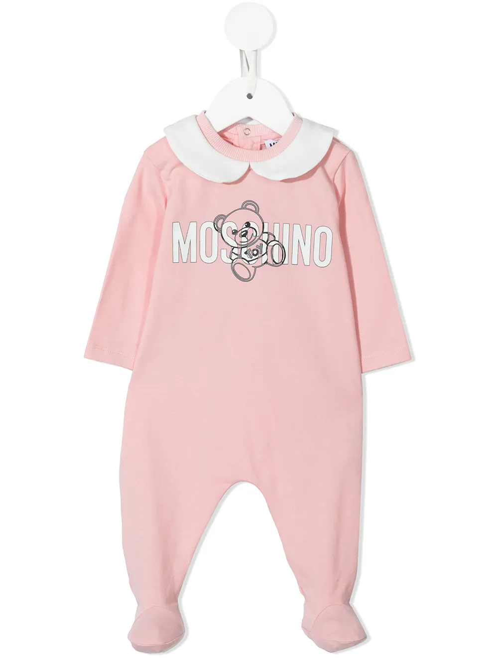 

Moschino Kids logo-print cotton pyjamas - Pink