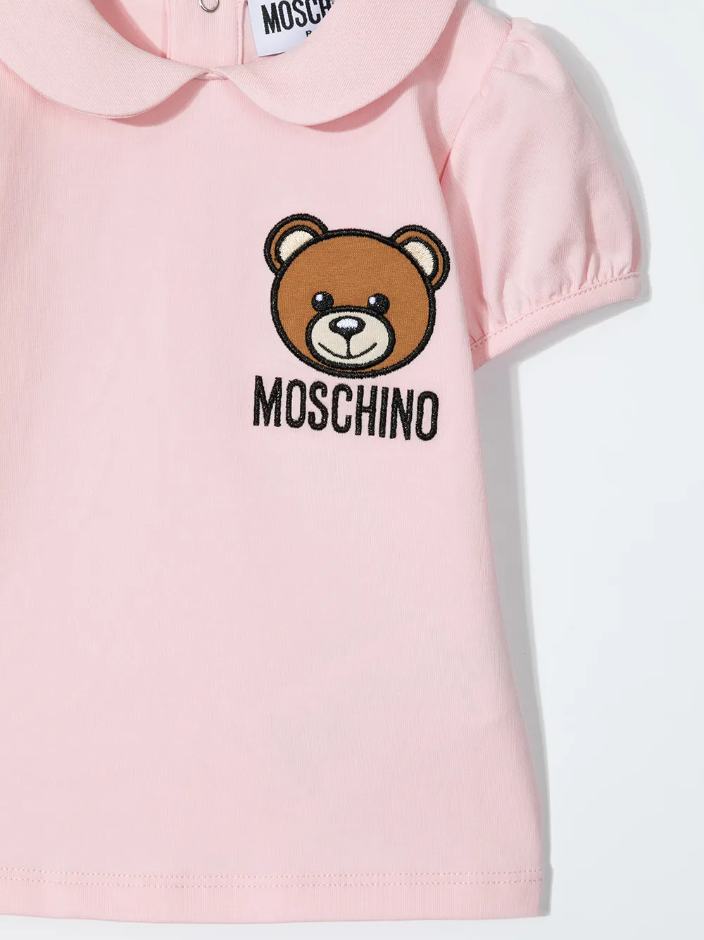 фото Moschino kids футболка teddy bear с короткими рукавами