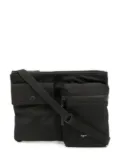 agnès b. zip-up messenger bag - Black