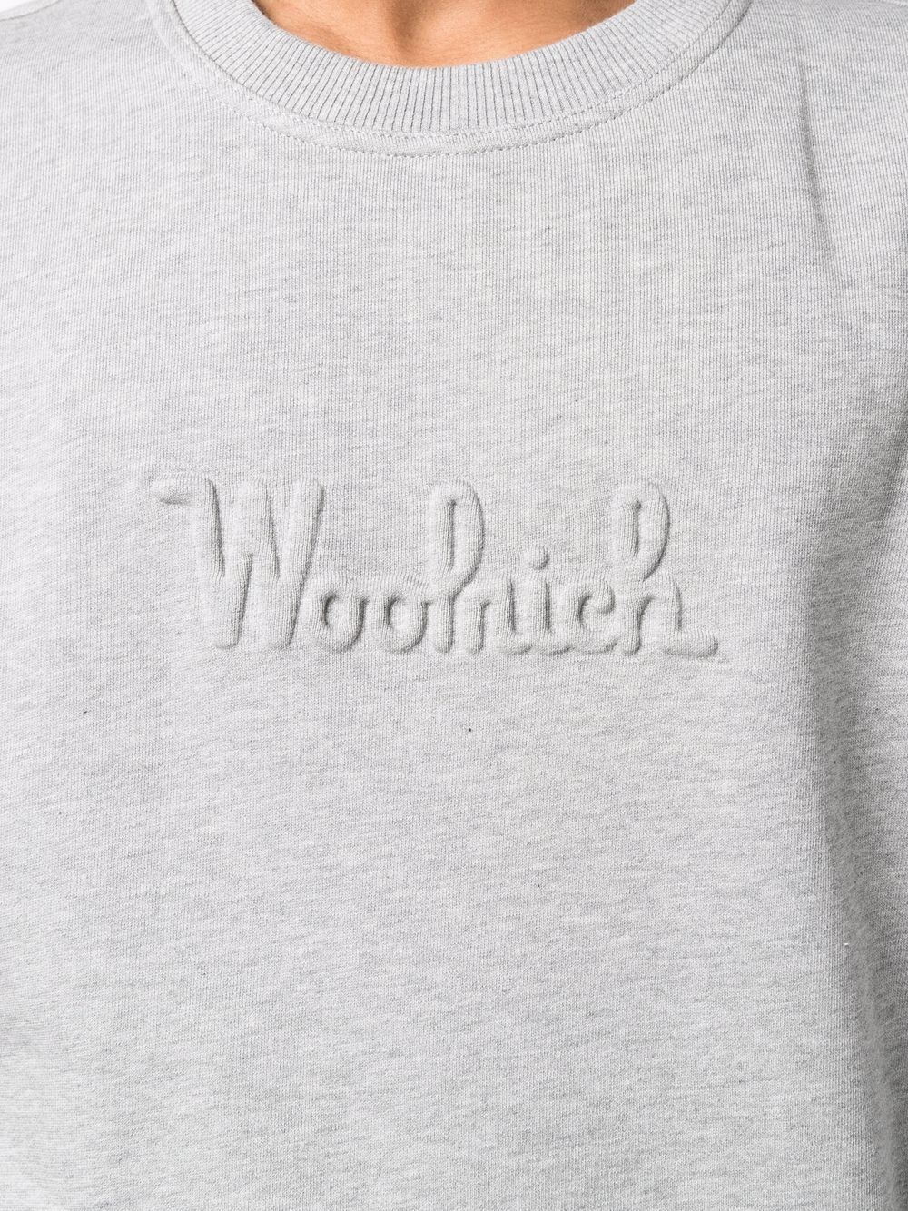 фото Woolrich толстовка с тисненым логотипом