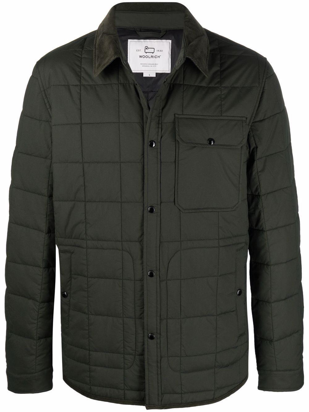 ＜Farfetch＞ ★30%OFF！Woolrich Hunt リップストップ シャツジャケット - グリーン