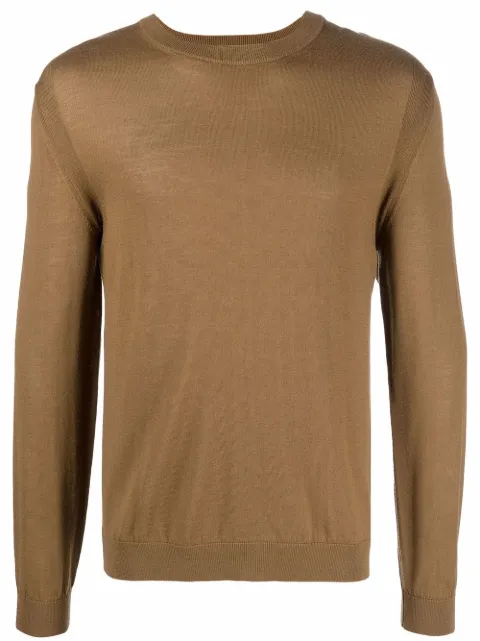 Woolrich fine-knit crew-neck jumper