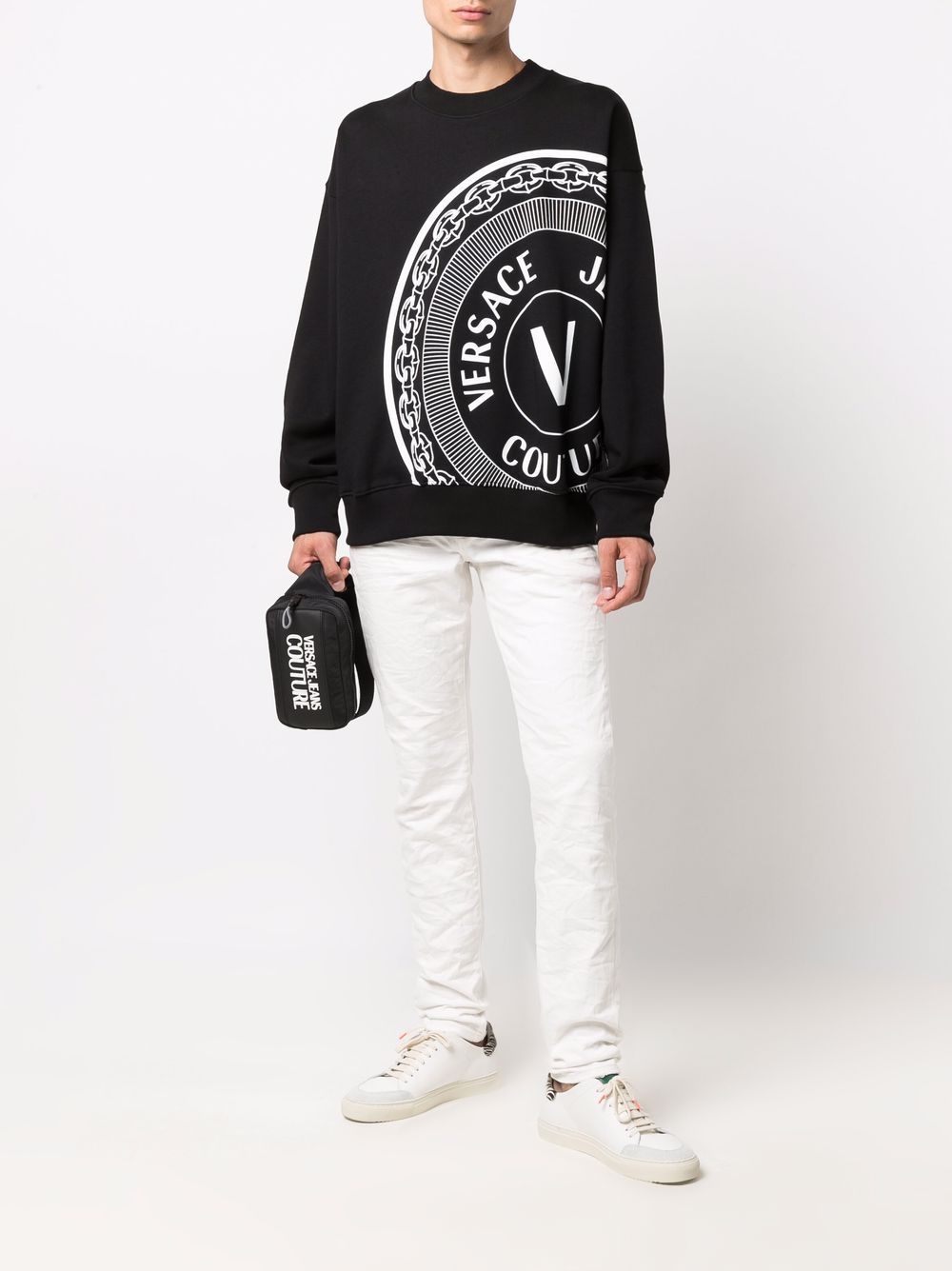 фото Versace jeans couture толстовка с логотипом