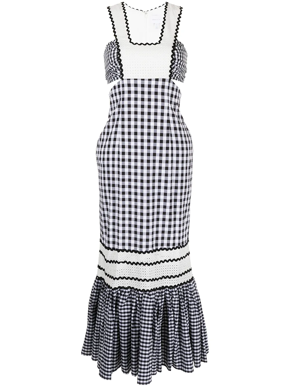 

Alice McCall gingham-print dress - Black