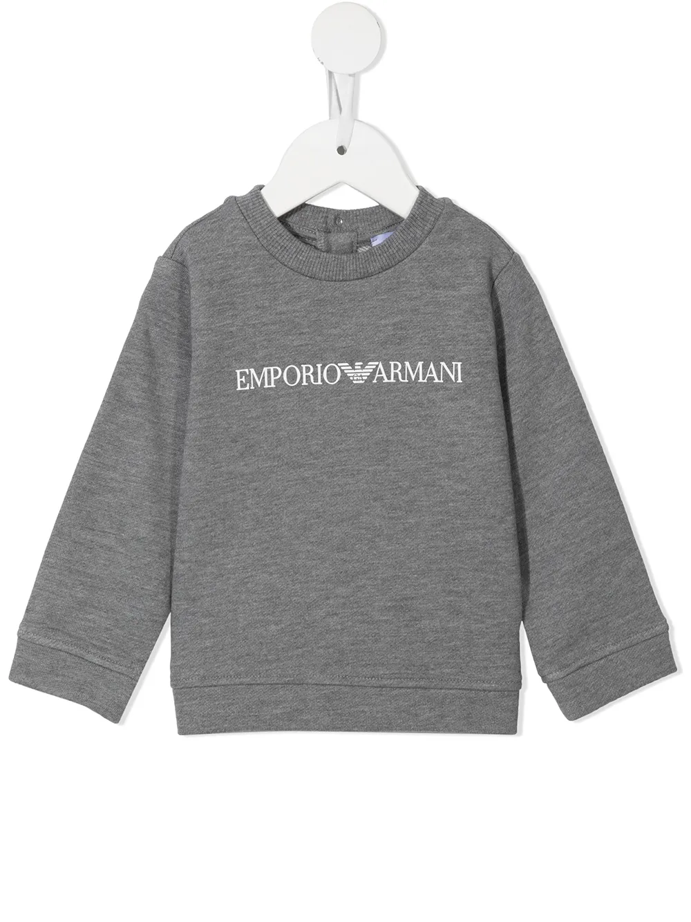 

Emporio Armani Kids sudadera con logo - Gris