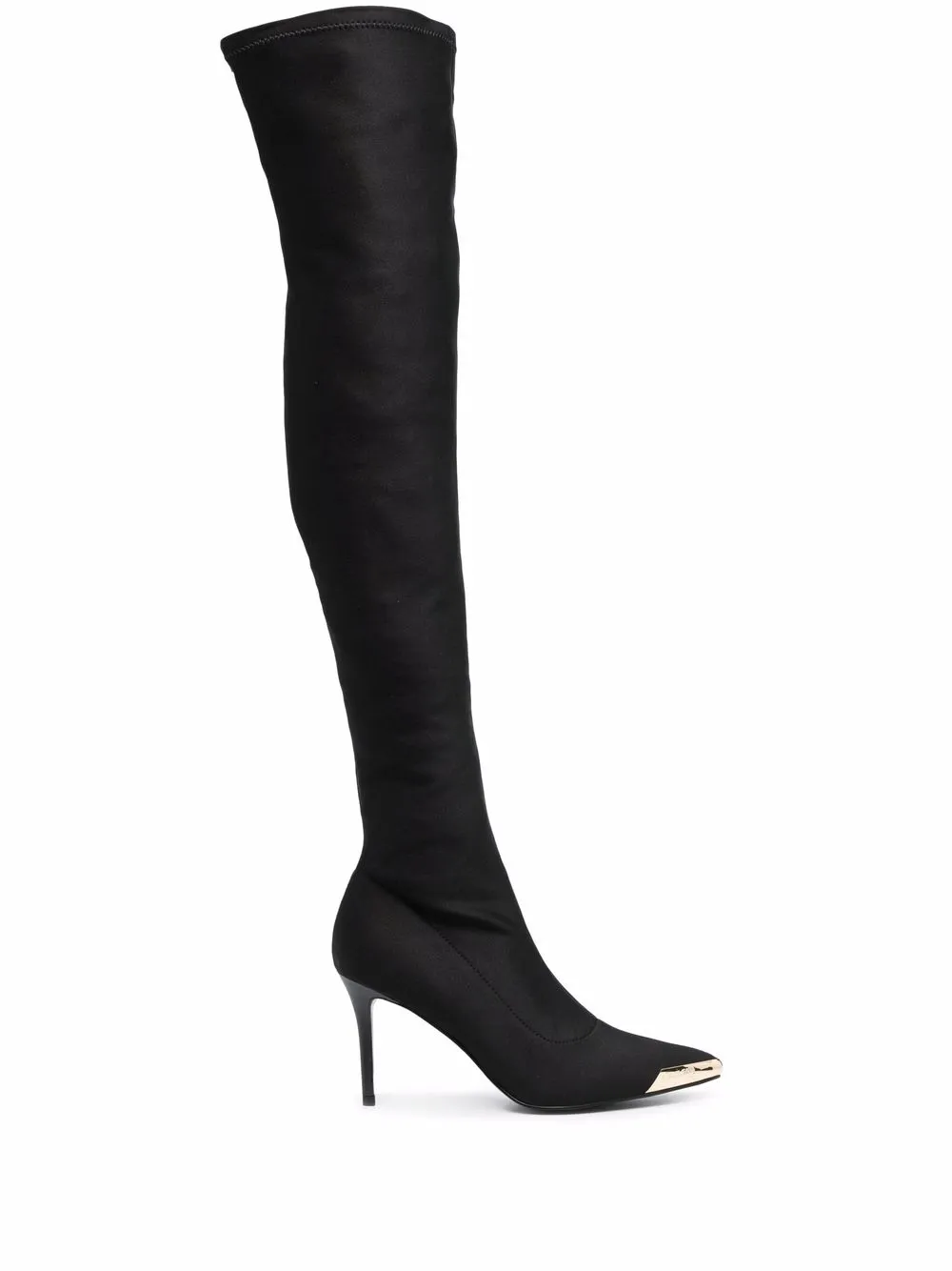 Versace Jeans Couture Botas Altas Con Puntera En Contraste - Farfetch