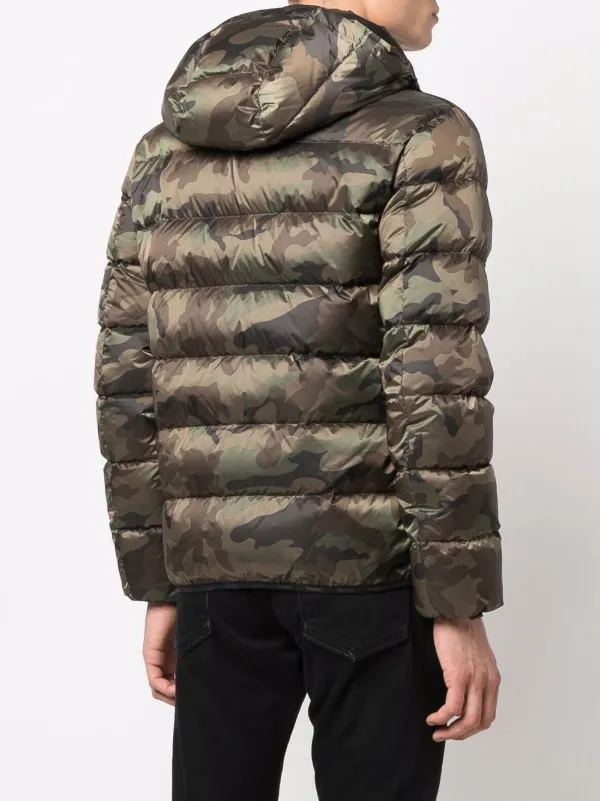 camouflage padded jacket