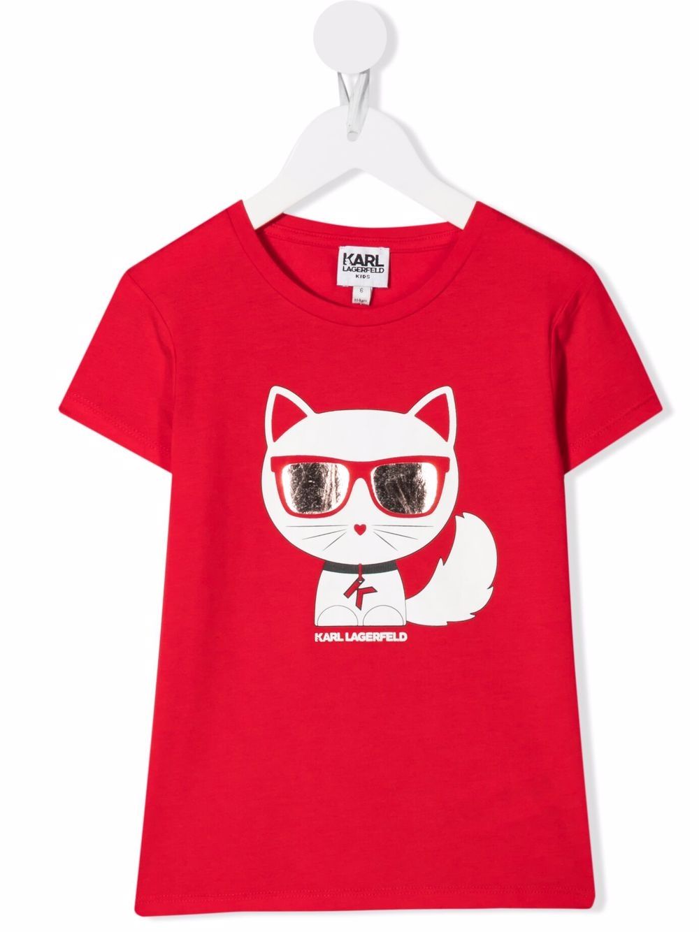 фото Karl lagerfeld kids футболка с принтом choupette