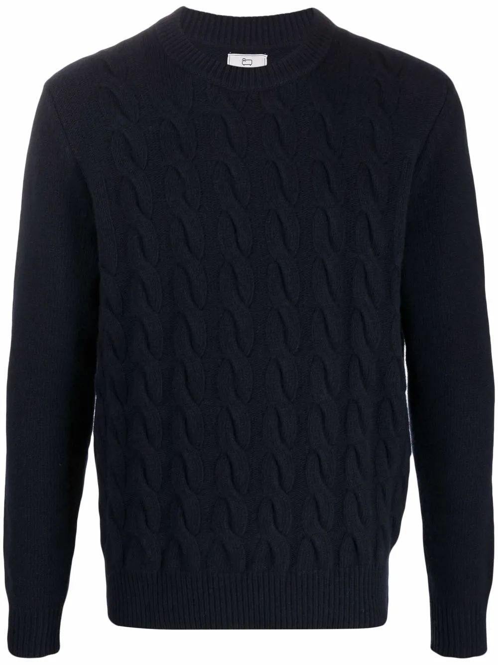 

Woolrich suéter en tejido de ochos - Azul