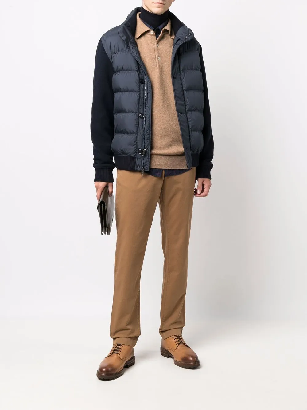 фото Woolrich кашемировая рубашка поло luxe