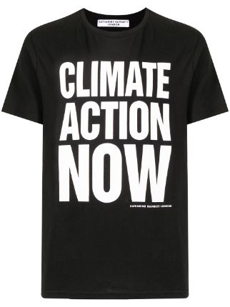 Katharine Hamnett London Climate Action Now T-shirt - Farfetch