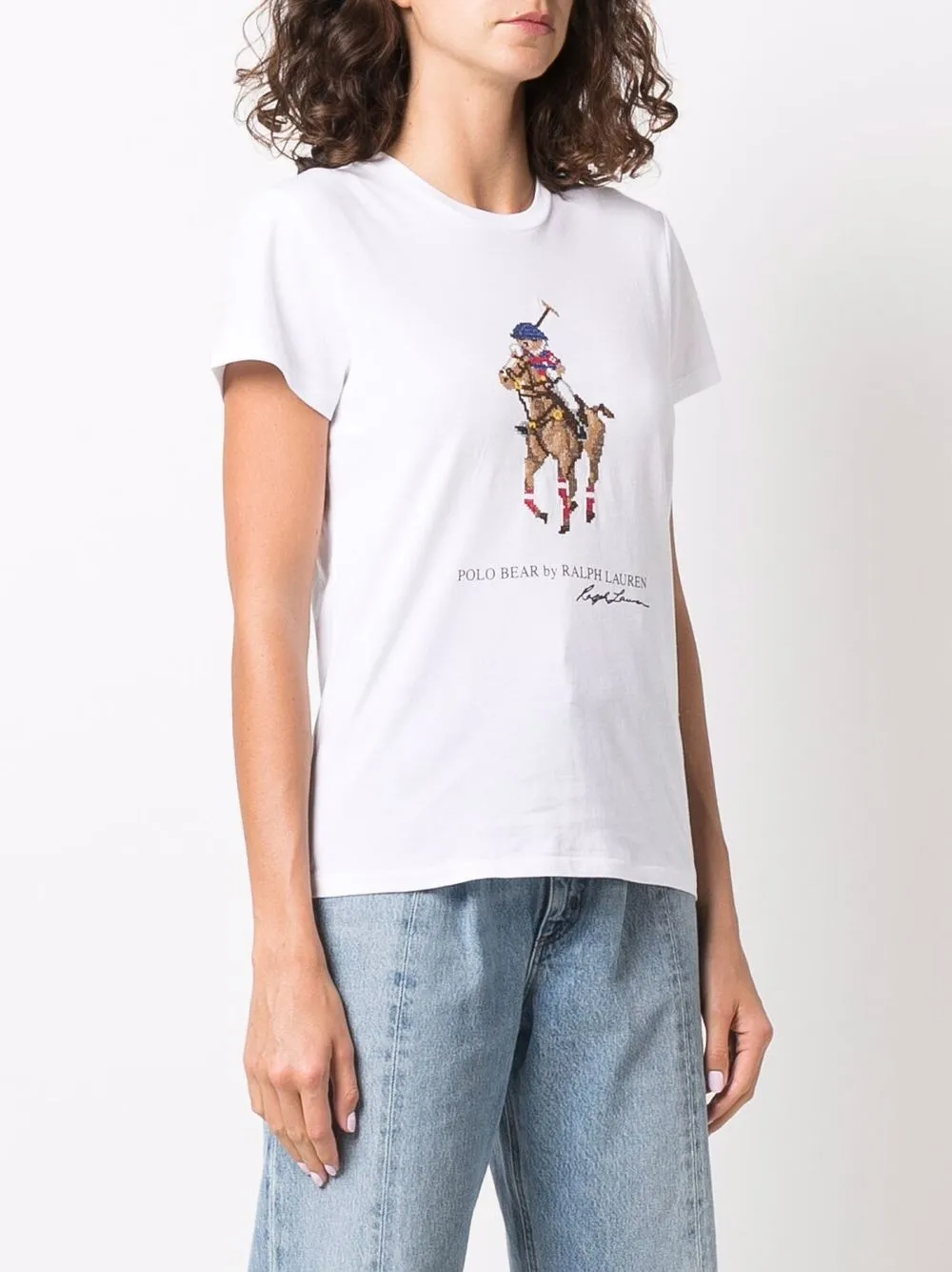 фото Polo ralph lauren футболка с принтом polo teddy