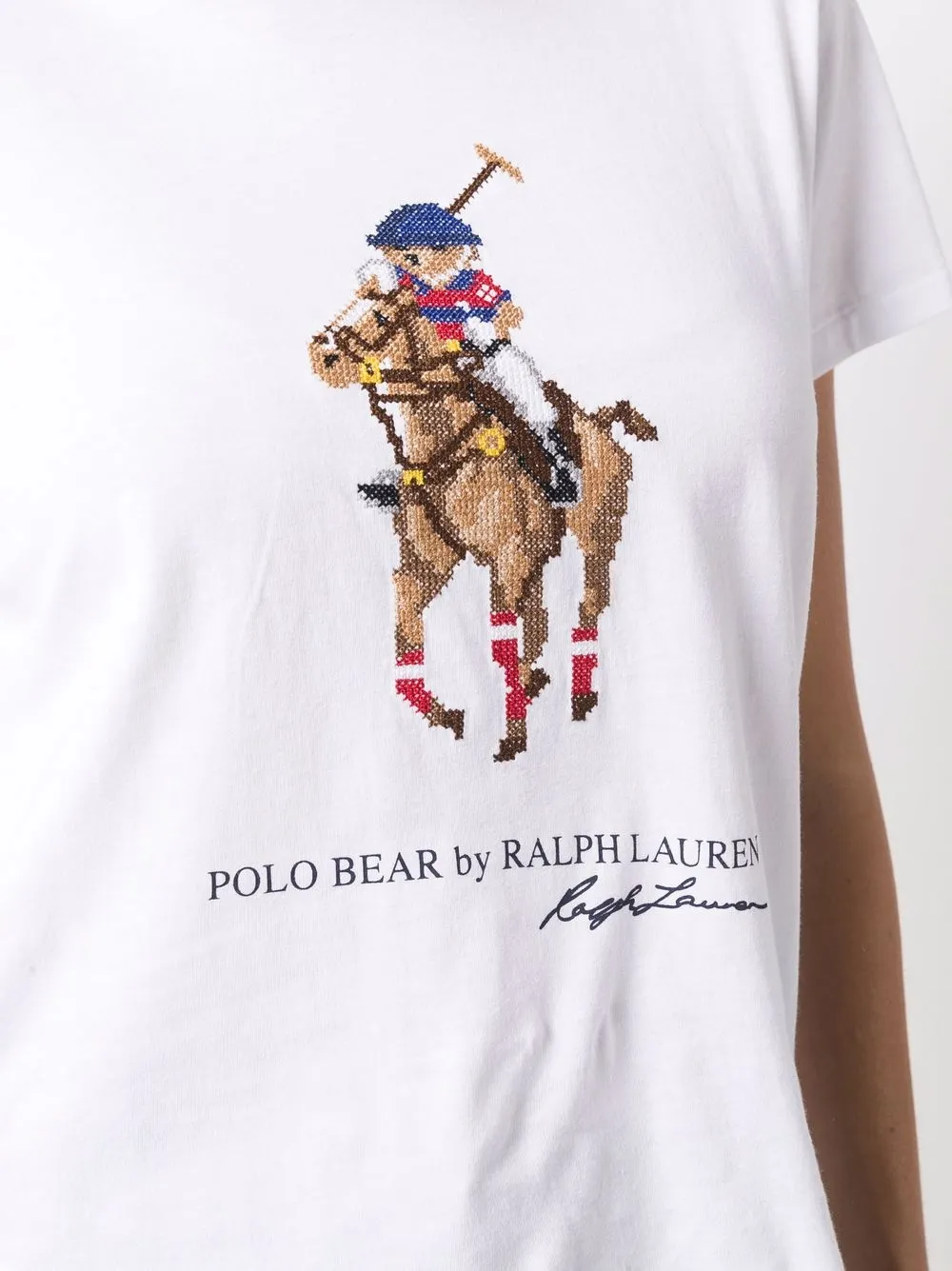 фото Polo ralph lauren футболка с принтом polo teddy