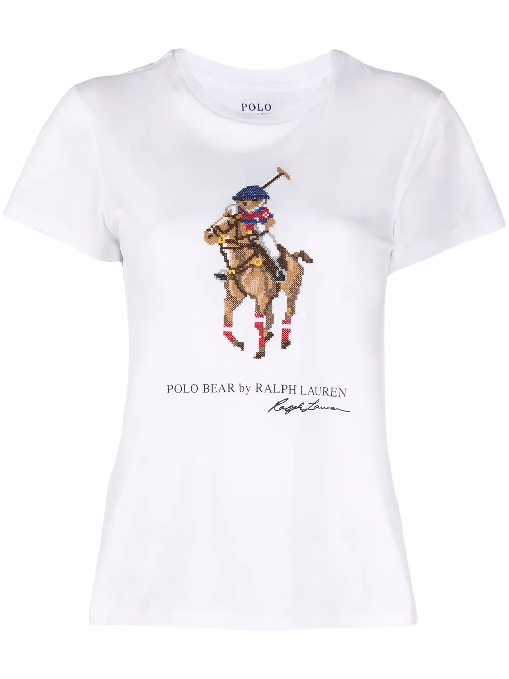 фото Polo ralph lauren футболка с принтом polo teddy