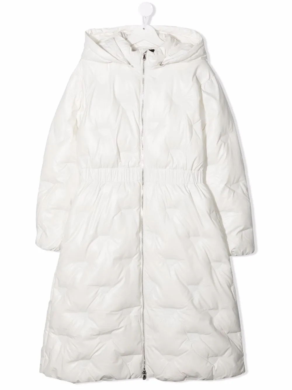 фото Emporio armani kids длинный пуховик