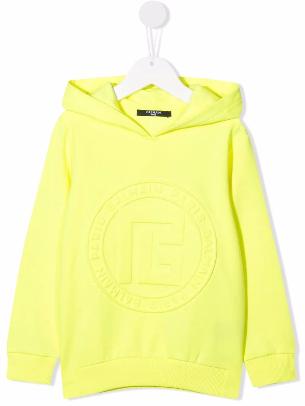 фото Balmain kids худи с тисненым логотипом