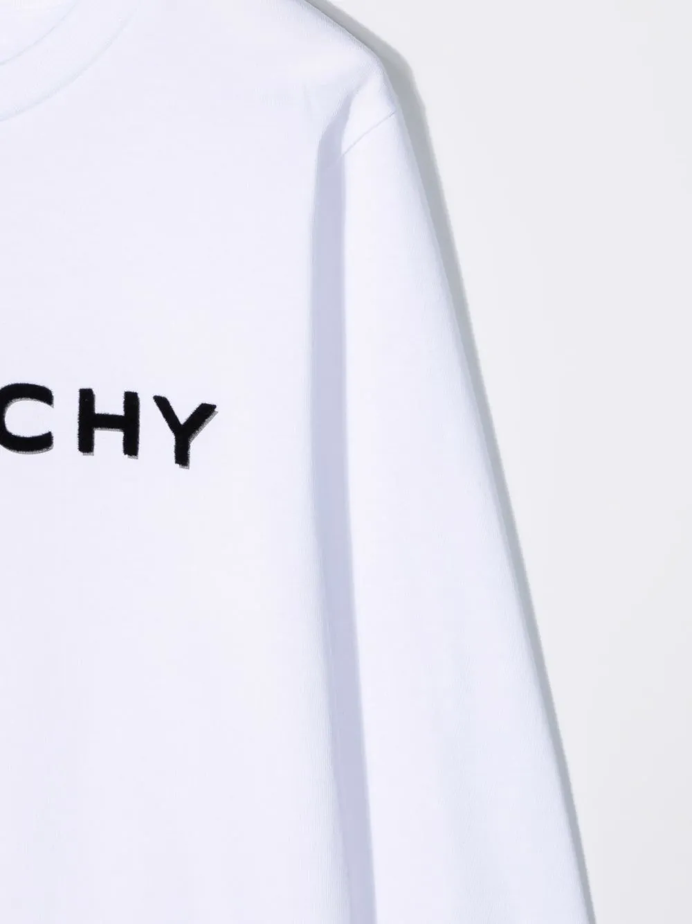 фото Givenchy kids футболка с длинными рукавами и логотипом