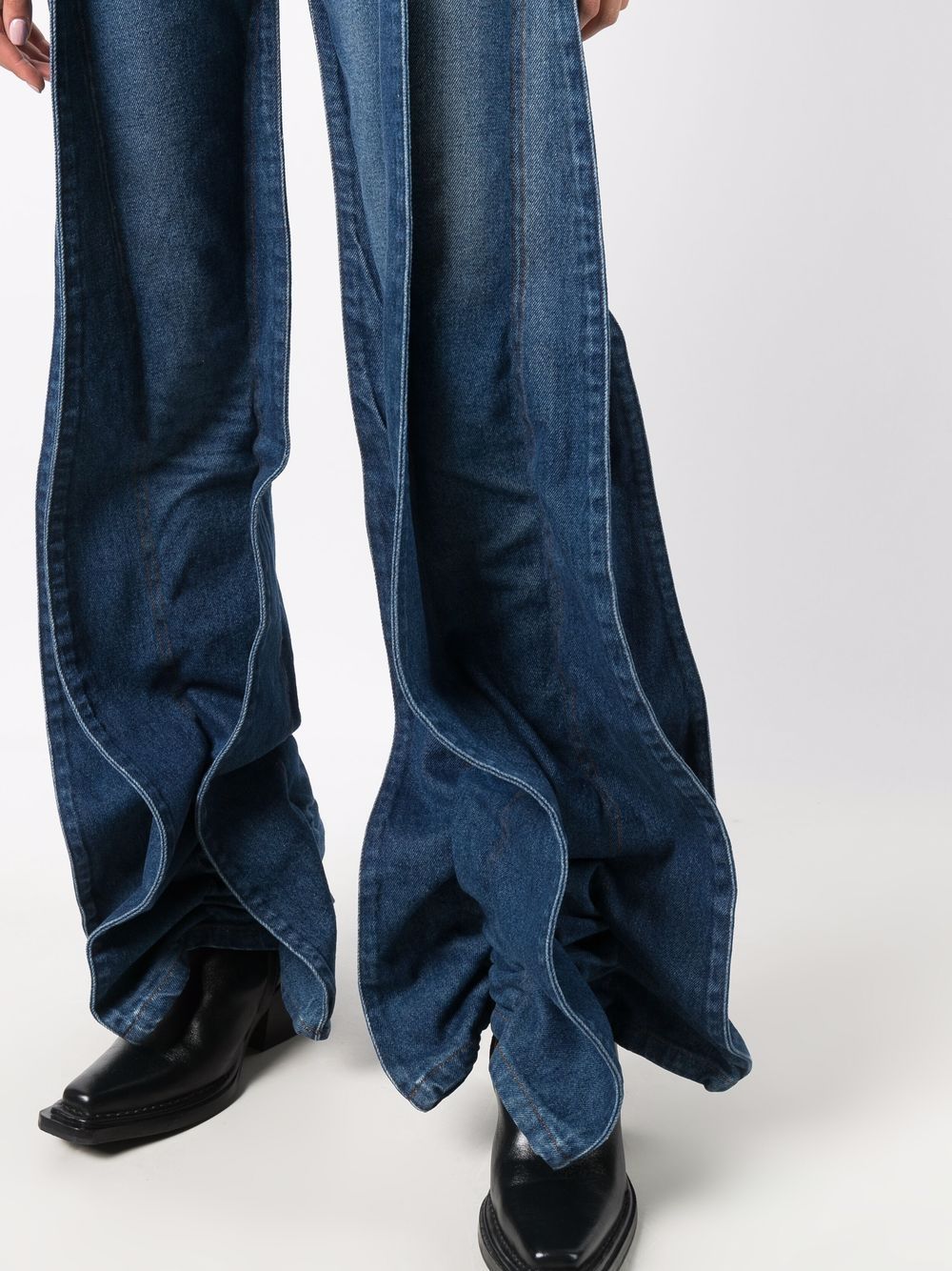 фото Y/project широкие джинсы statement