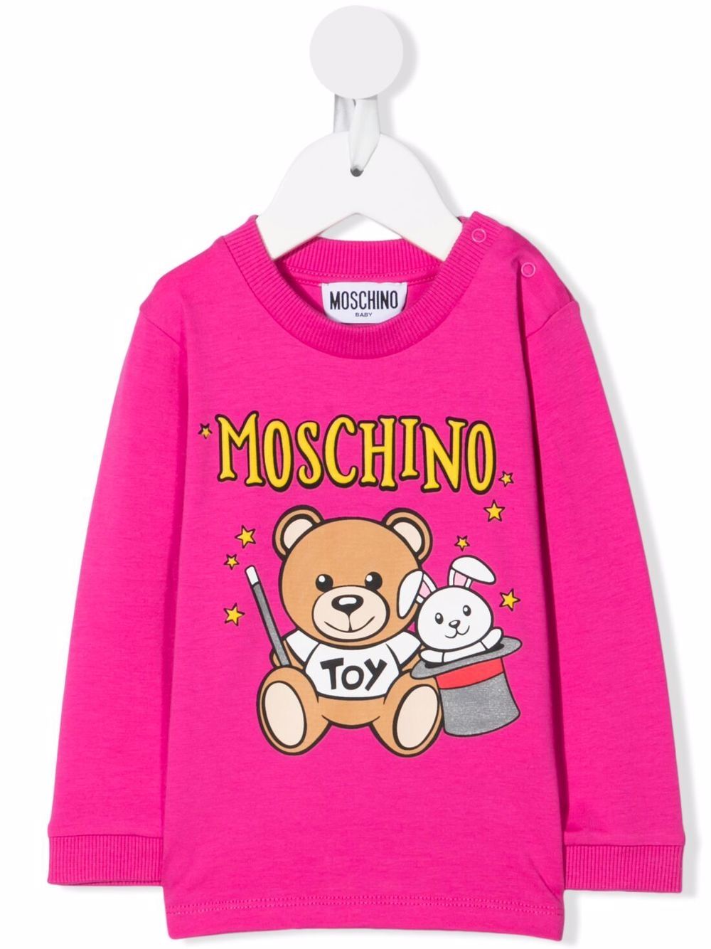 фото Moschino kids толстовка с принтом