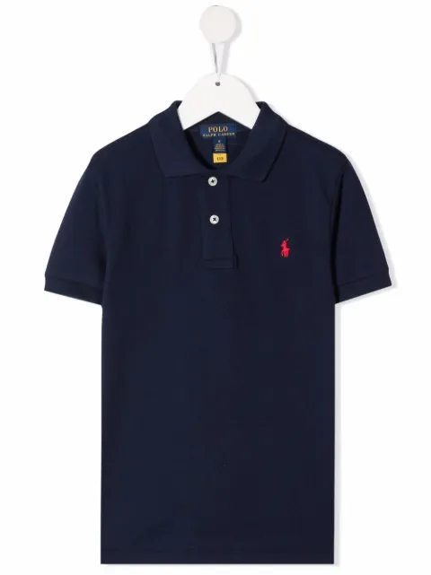 POLO RALPH LAUREN KIDS embroidered-logo polo shirt