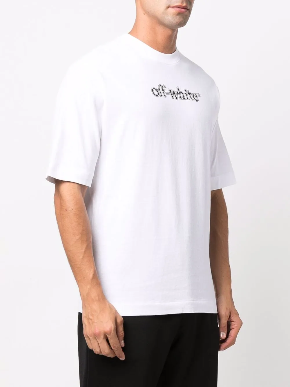 фото Off-white футболка с логотипом