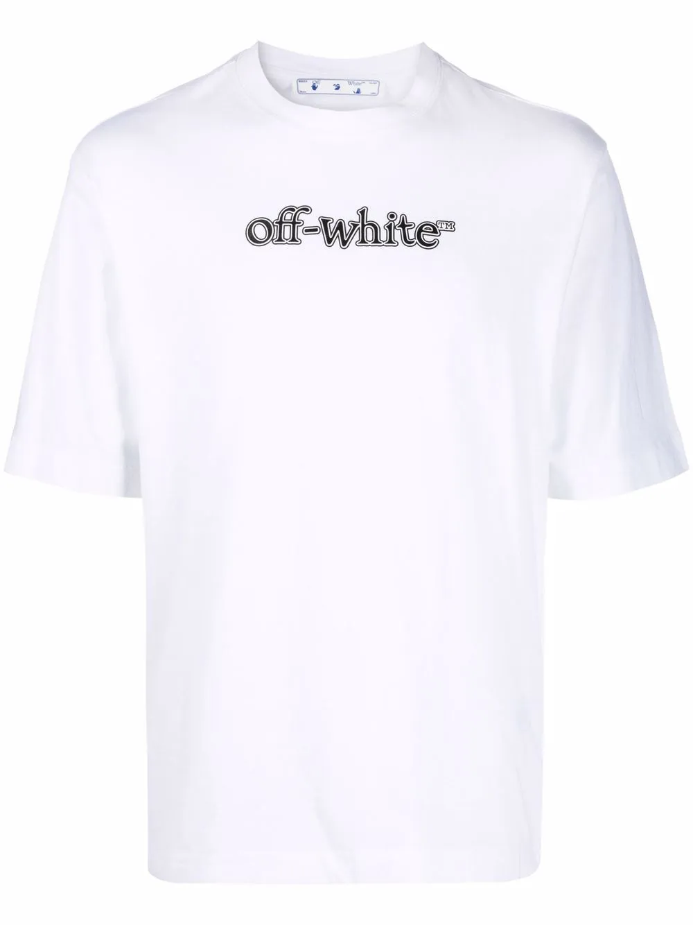 parti Skyldig Produktionscenter Off-white Mens White Black Slanted Skate Brand-print Cotton-jersey T-shirt  Xs | ModeSens