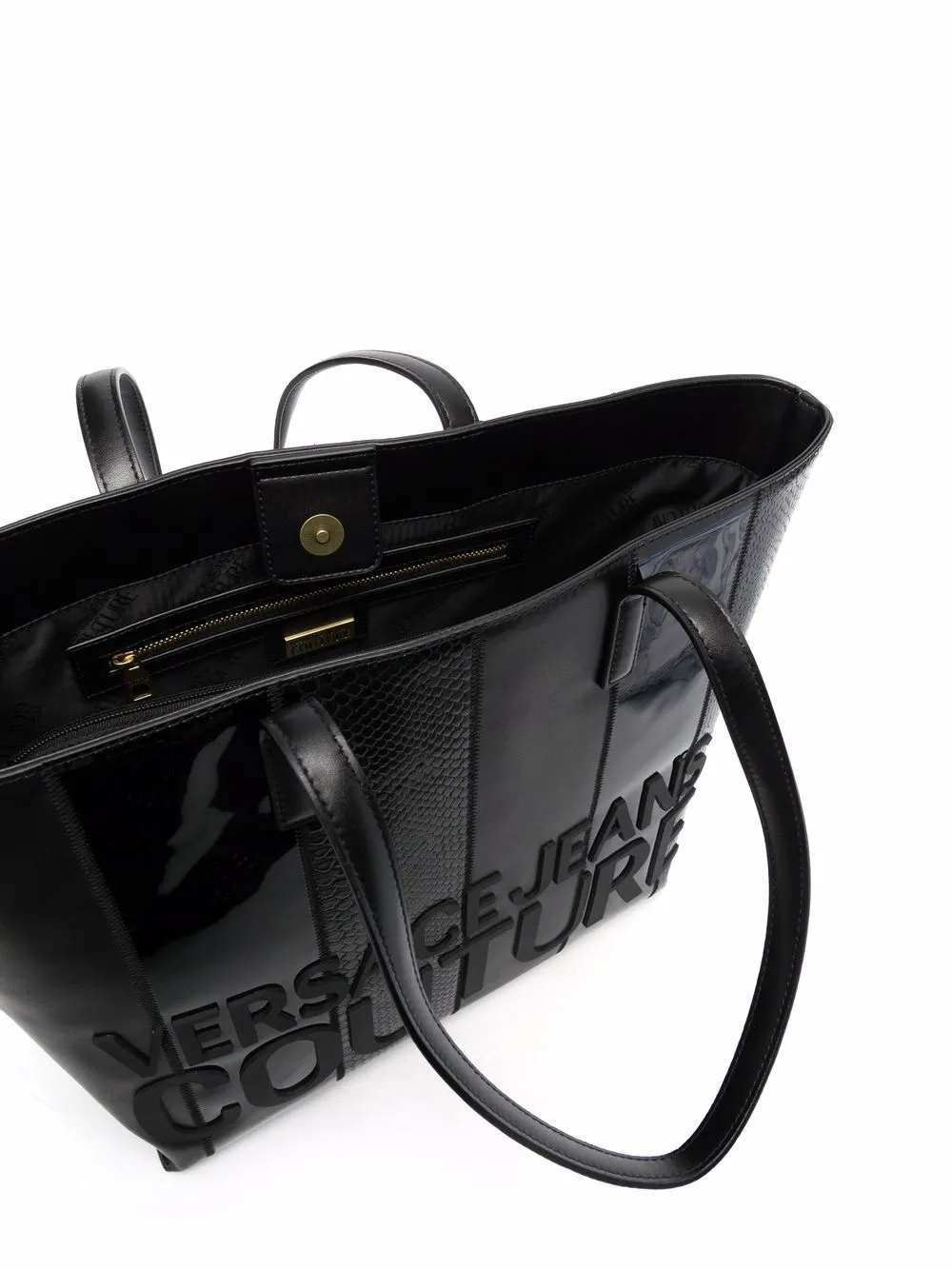 фото Versace jeans couture большая сумка-тоут с логотипом