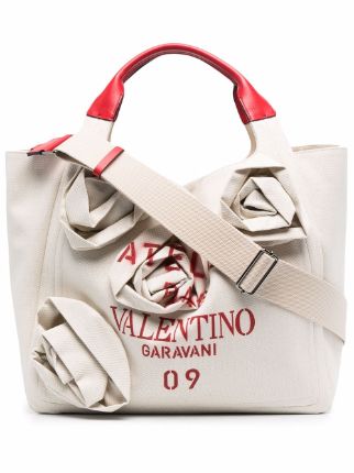 Valentino Garavani Graffiti Print Logo Tote Bag - Farfetch