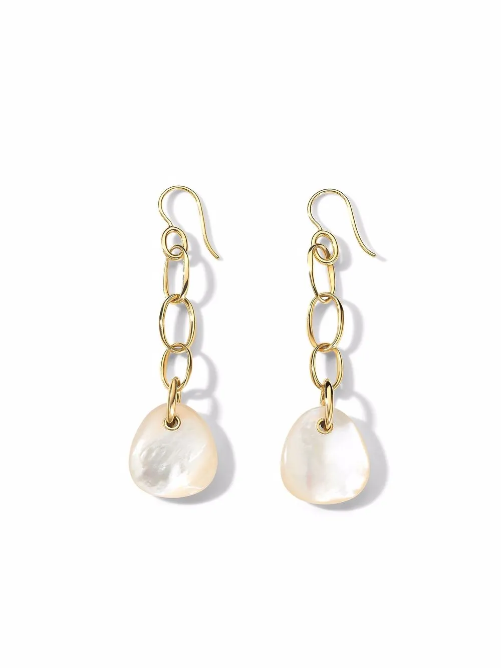 

IPPOLITA 18kt yellow gold Rock Candy mother-of-pearl drop earrings