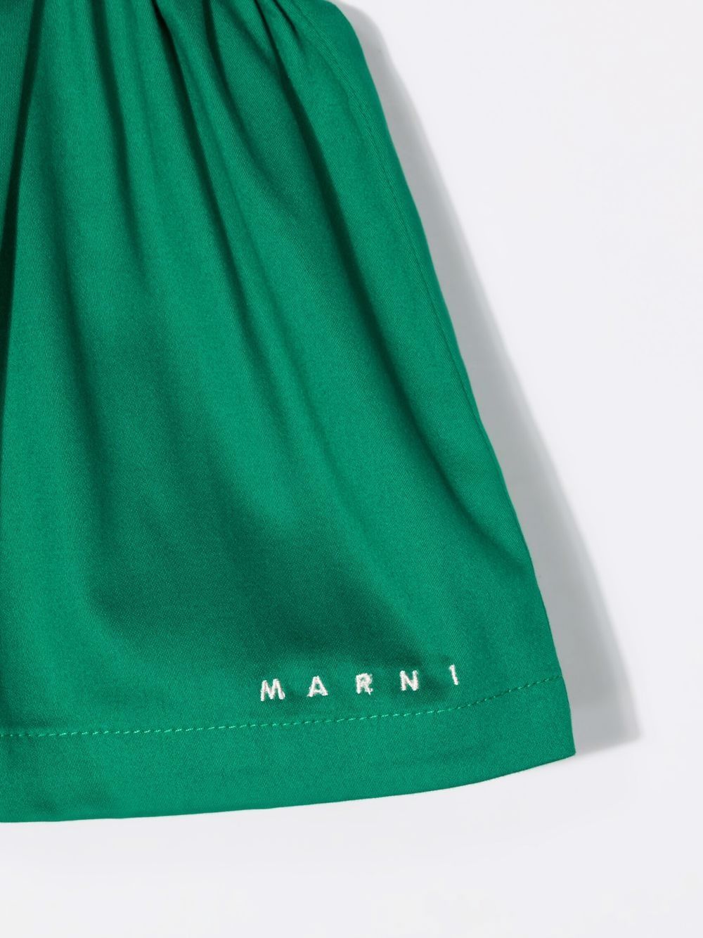 фото Marni kids расклешенное платье без рукавов с логотипом