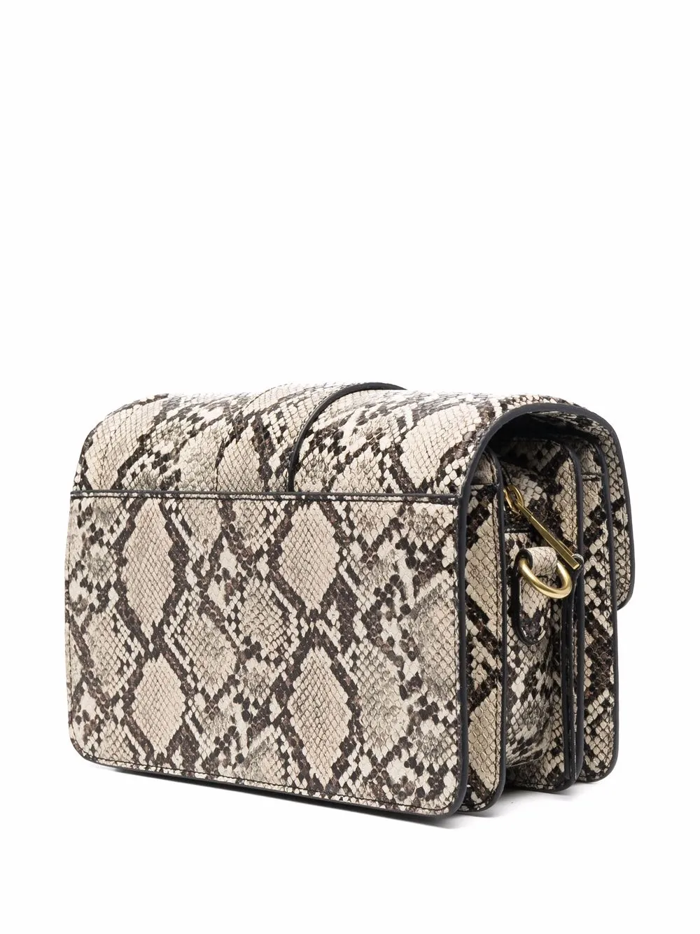 фото Versace jeans couture сумка на плечо со змеиным принтом