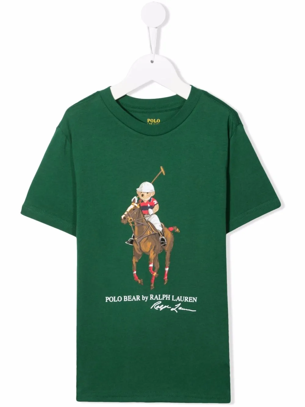 

Ralph Lauren Kids Polo Bear print T-shirt - Green