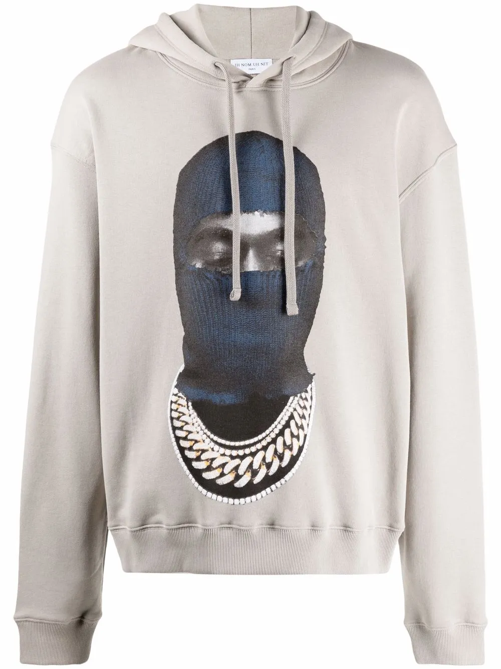 

Ih Nom Uh Nit hoodie con estampado gráfico - Gris