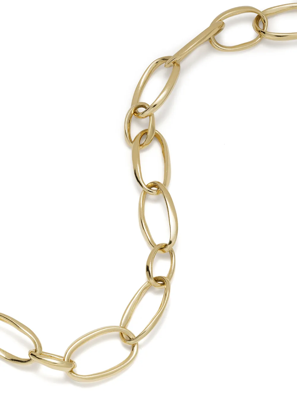 Shop Ippolita 18kt Classico Scultura Tiny Link Bracelet In Gold