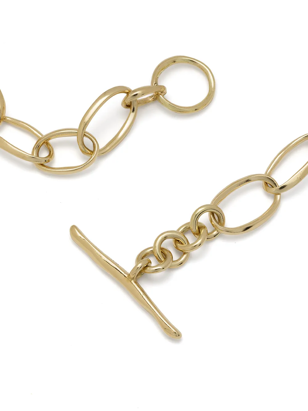 Shop Ippolita 18kt Classico Scultura Tiny Link Bracelet In Gold