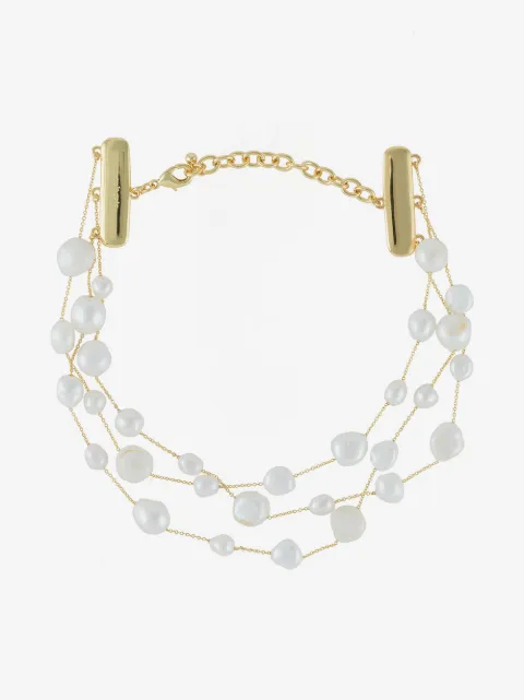 Cult Gaia Nyala pearl chocker