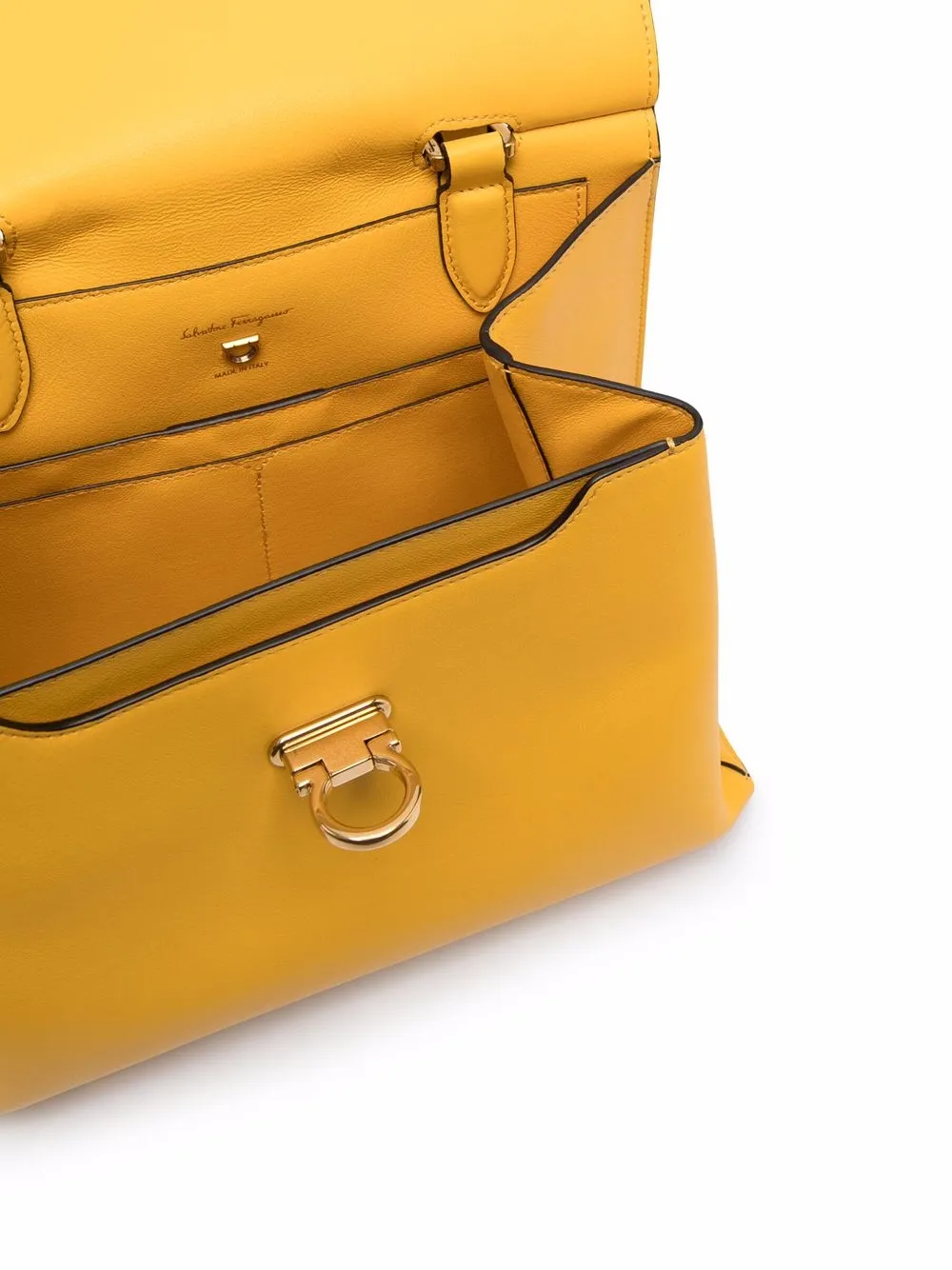 фото Salvatore ferragamo сумка-тоут trifolio среднего размера