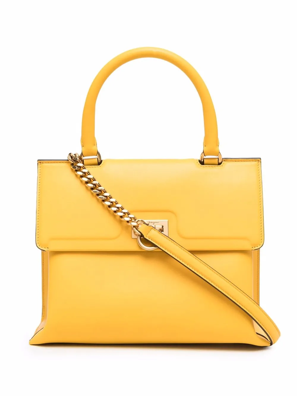 фото Salvatore ferragamo сумка-тоут trifolio среднего размера