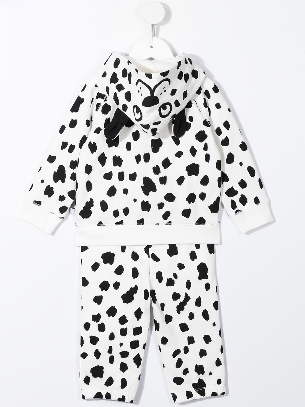 Shop Stella Mccartney Dalmatian Print Tracksuit In White