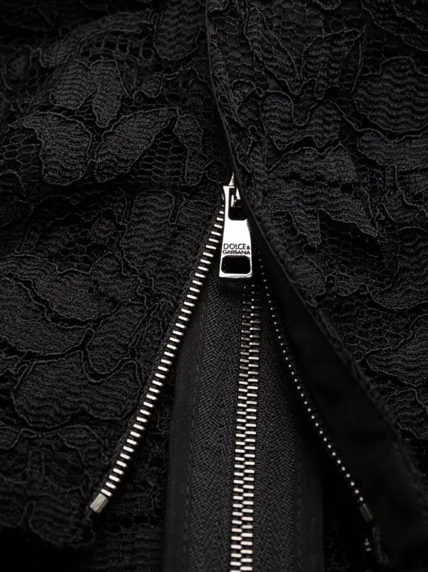Dolce & Gabbana Mini Lace Dress | Black | FARFETCH
