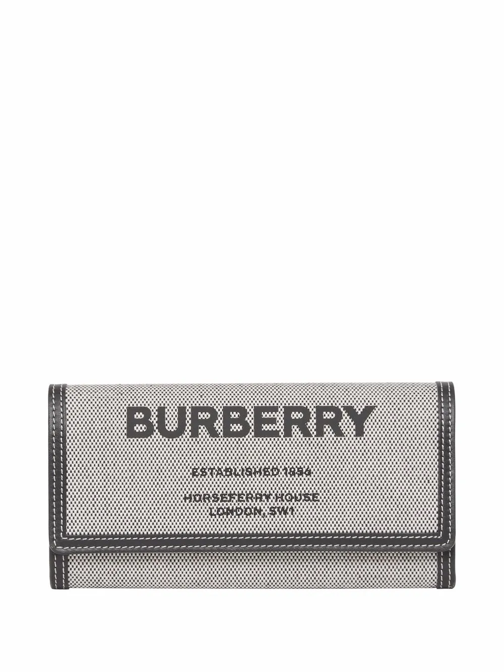 

Burberry cartera con estampado Horseferry - Negro