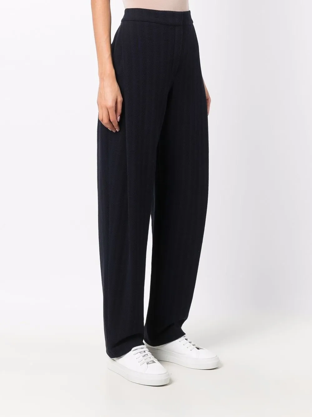 фото Emporio armani брюки прямого кроя в полоску