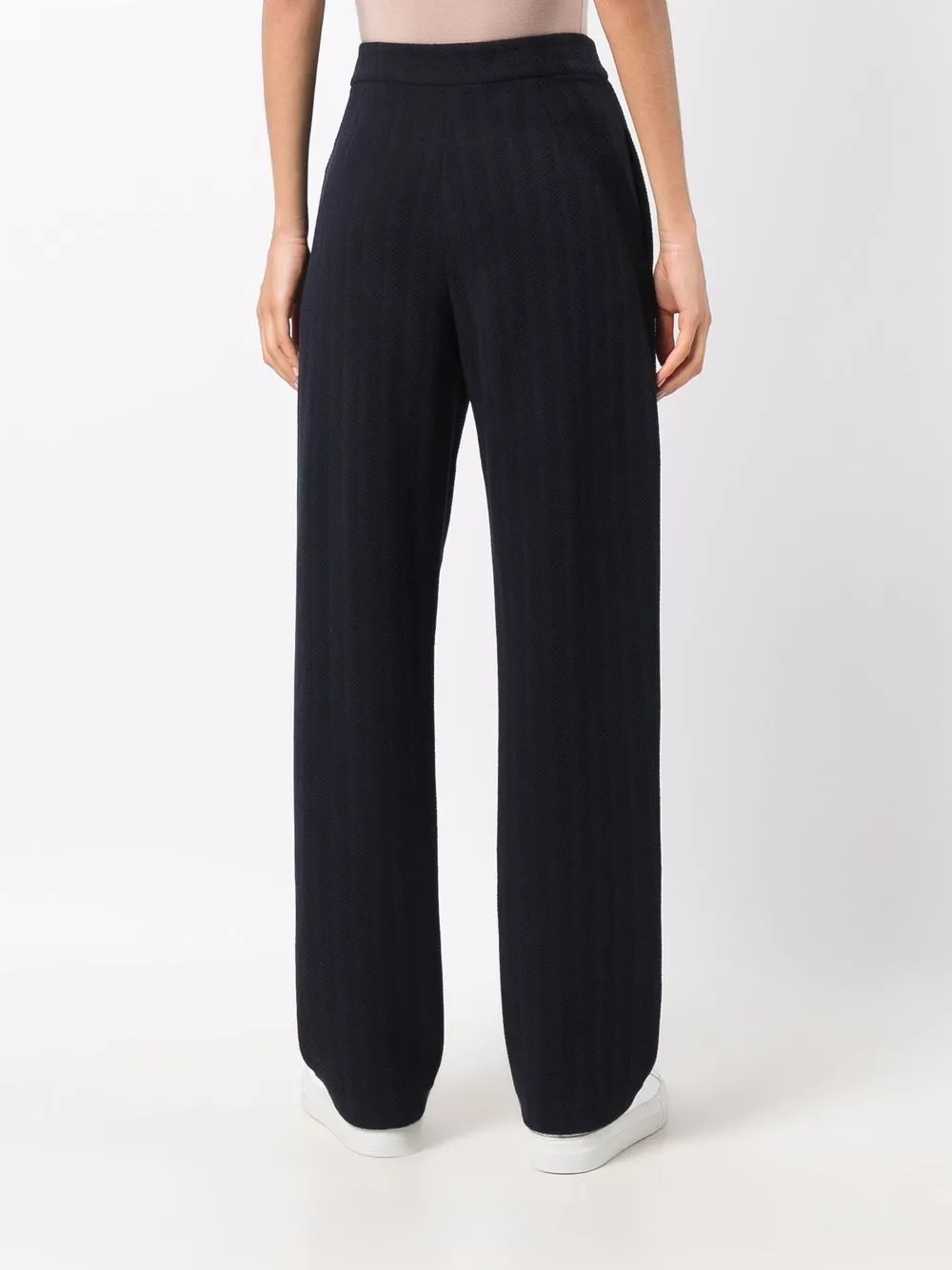 фото Emporio armani брюки прямого кроя в полоску