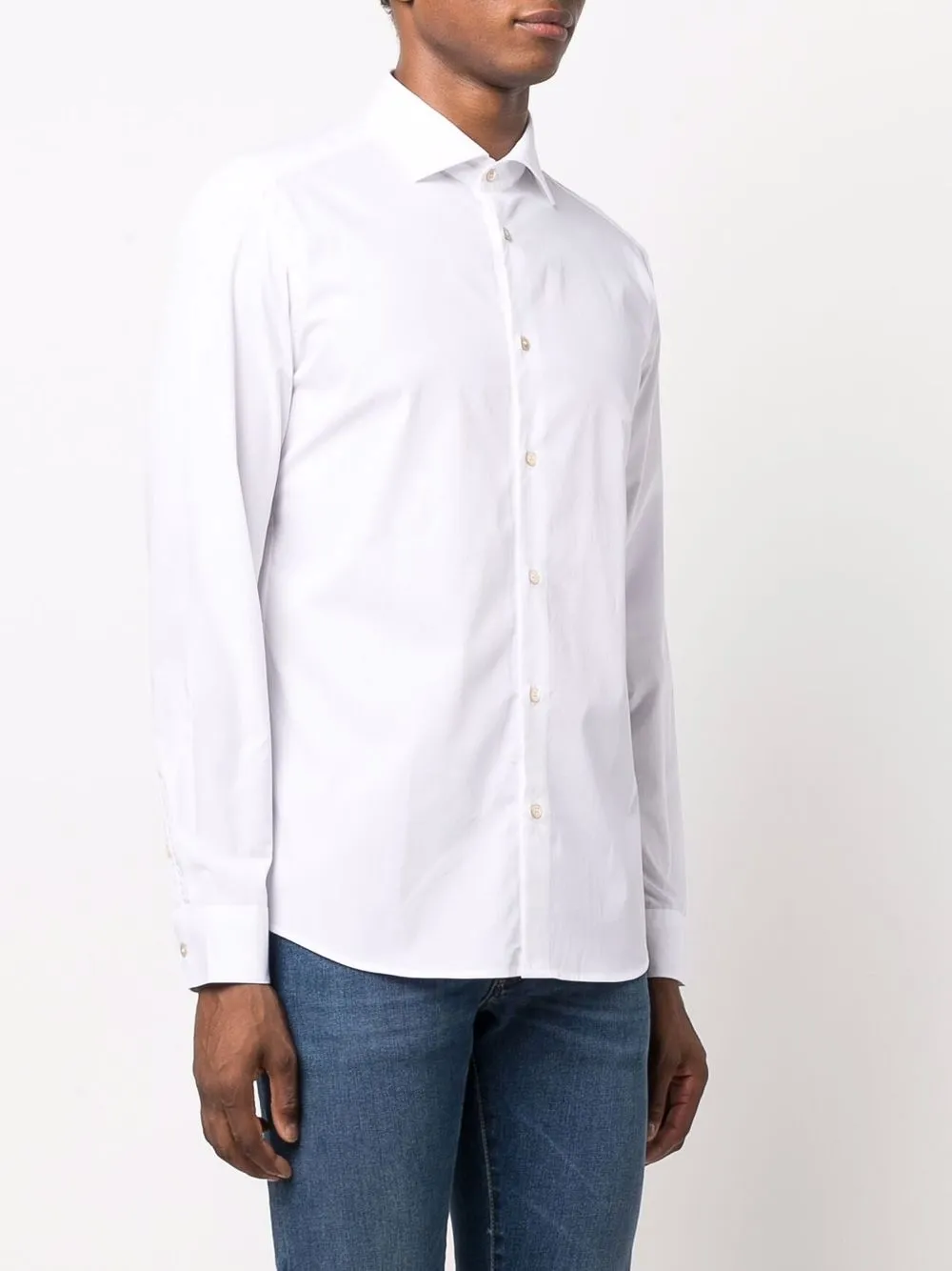 фото Emporio armani рубашка с вышитым логотипом